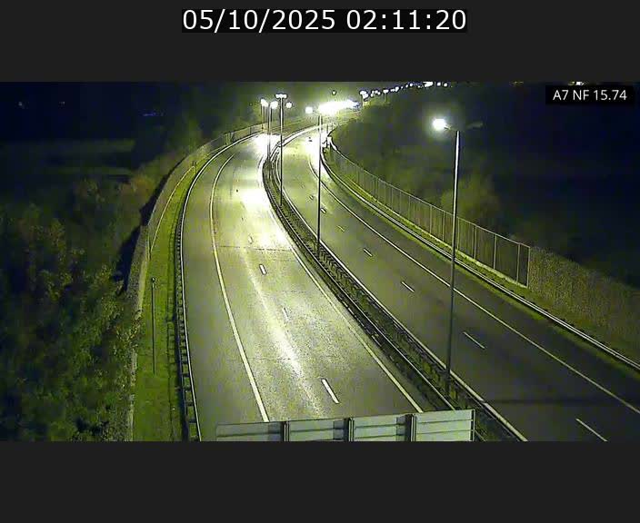 Caméra trafic Luxembourg - A7, Tunnel Mersch, entrée nord, direction Lorentzweiler
