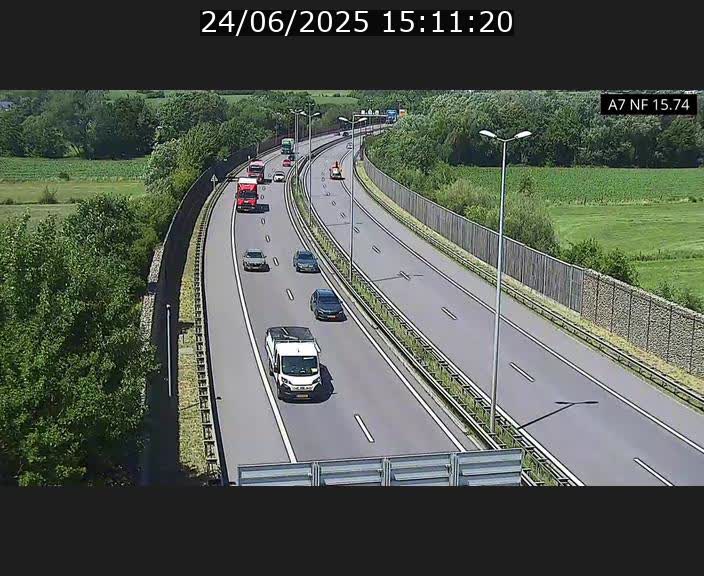 Caméra trafic Luxembourg - A7, Tunnel Mersch, entrée nord, direction Lorentzweiler