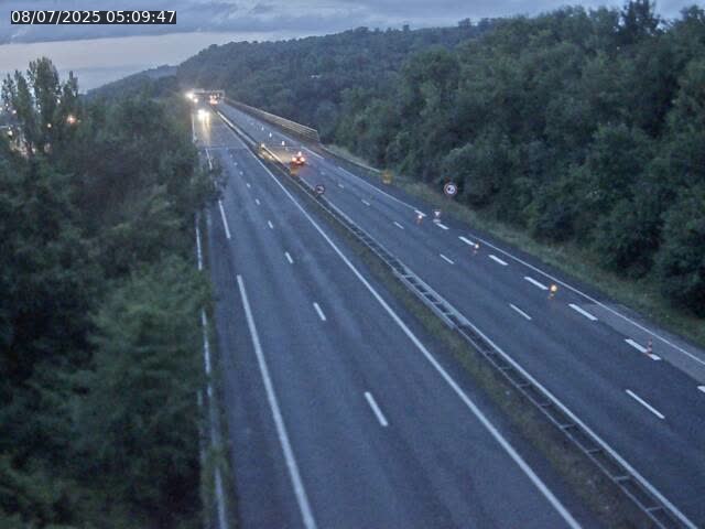 Caméra autoroute France - A30, Hayange direction Metz