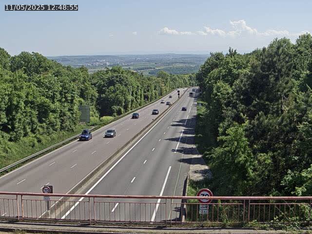 Caméra autoroute France - A33, Houdemont direction Lunéville