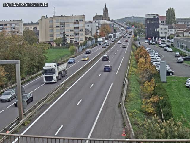 Caméra autoroute France - A31, Thionville direction Metz