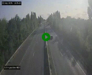 Webcam routière à la fin de la N10, en périphérique ouest d'Angouleme, proche de la jonction avec l'A10