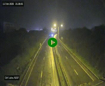 Webcam située à la Rochelle, à la fin de la N237 avant l'accès au péage du Pont de l'Île-de-Ré