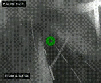 Webcam dans les Pyrénées Atlantique au niveau du col d'Urdos et du fort du Pourtalet sur la N134, en direction du Col et du tunnel du Somport, à 765 mètres d'altitude