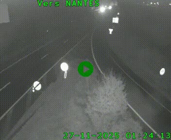 Webcam N147 au nord de Poitiers et à la jonction avec la A10
