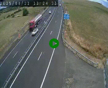 Caméra autoroute A75 à hauteur du col de la Fageole en direction de Clermont-Ferrand