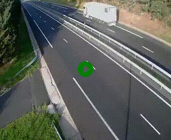 Caméra autoroute A75 à hauteur du col des Issartets en direction de Montpellier
