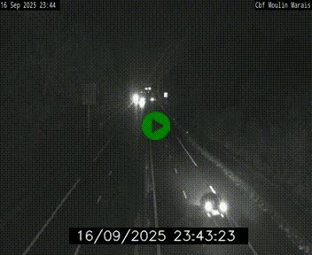 Webcam sur le périphérique de Nantes (N844) entre la Porte de Saint-Luce et la Porte d'Anjou, à l'est de la ville