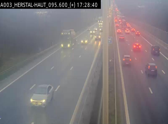 Webcam autoroute Belgique - Herstal - E40 direction Aix-la-Chapelle - BK 97