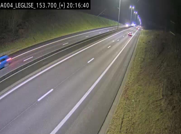 Webcam autoroute E411 à hauteur de Léglise, en direction de Luxembourg