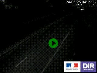 Caméra autoroutière sur l'A47 à hauteur de Givors, a proximité de Lyon. La webcam est orientée vers Lyon