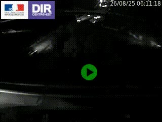 Webcam traffic à Grenoble-sud sur l'autoroute A480. Vue orientée vers l'entrée et la sortie de Grenoble