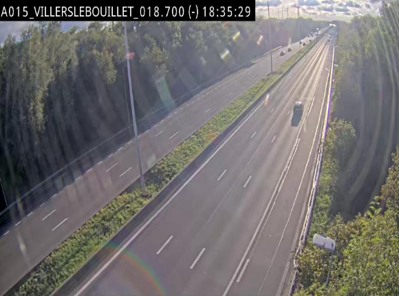 Webcam autoroute Belgique - Villers-le-Bouillet - E42 direction Liège - BK 18.7