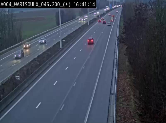 Webcam autoroute Belgique - Warissoulx - E411 - BK 46.2