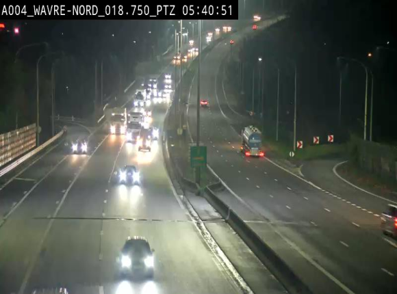 Webcam traffic E411(A4) - BK 18.7 - Bierges (Wavre Nord)