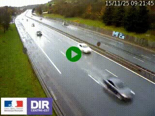 Webcam routière à Saint-Etienne-Terrenoire sur la RN88 avant la jonction entre l'A72 et le Boulevard Périphérique de Saint-Etienne