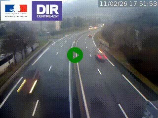 Caméra sur la Nationale 90 (N90) à La Léchère, en direction et à proximité d'Albertville