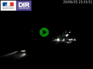 Caméra trafic à Meylan sur la Rocade-Sud de Grenoble en direction d'Aix-en-Provence