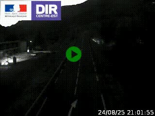 Web cam sur la N90 à Aime, en provenance de Bourg-Saint-Maurice et en direction d'Albertville