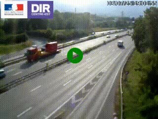 Caméra routière à hauteur de la sortie 15 Chambéry-centre au PK 4,103 en direction d'Albertville
