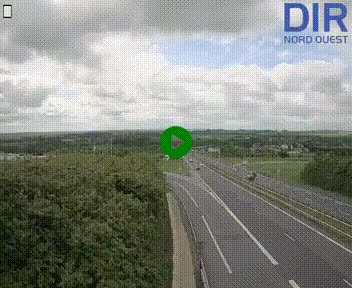 Webcam au début de l'A84 sur le périphérique Ouest de Caen (N814) à hauteur de la sortie 9, Porte de Bretagne