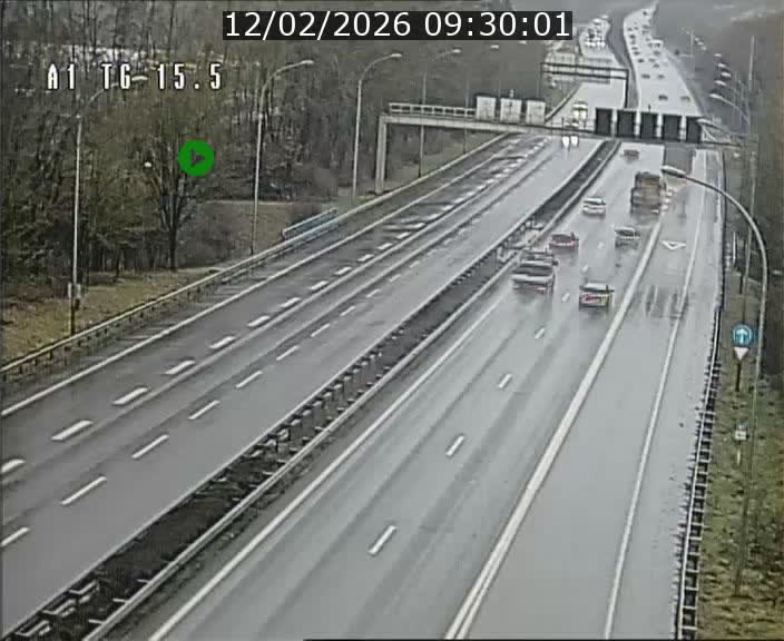 Traffic live webcam Luxembourg Munsbach - A1 direction Luxembourg - BK 15.5