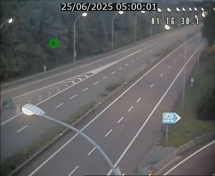 Traffic live webcam Luxembourg Grevenmacher - A1 direction Luxembourg - BK 30.1