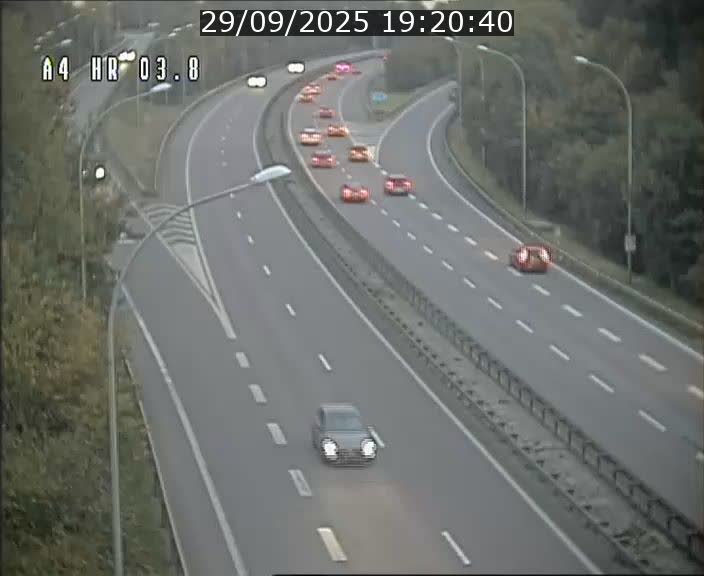 Webcam traffic A4 Luxembourg - BK 3.8 - Leudelange (direction Esch sur Alzette)