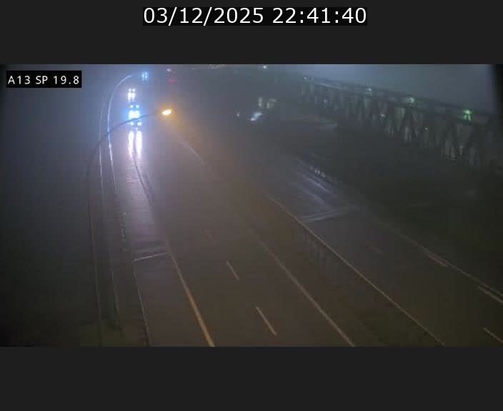 Traffic live webcam Luxembourg Croix de Bettembourg - A13 direction Esch-sur-Alzette - BK 19.8