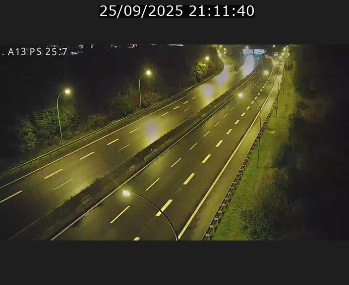 Traffic live webcam Luxembourg Frisange - A13 direction Allemagne - BK 26