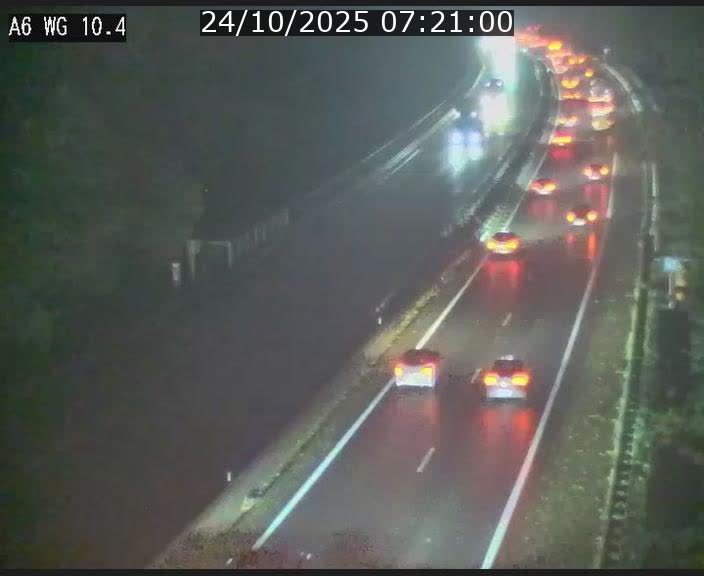 Traffic live webcam Luxembourg Mamer - A6 - BK 10.4 - direction Luxembourg/France/Allemagne