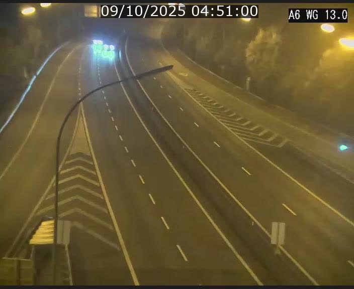 Traffic live webcam Luxembourg Mamer - A6 - BK 13 - direction Luxembourg/France/Allemagne