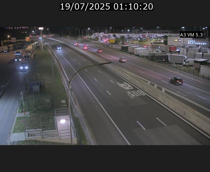 Traffic live webcam Luxembourg Aire de Berchem - A3 - BK 5 - direction France