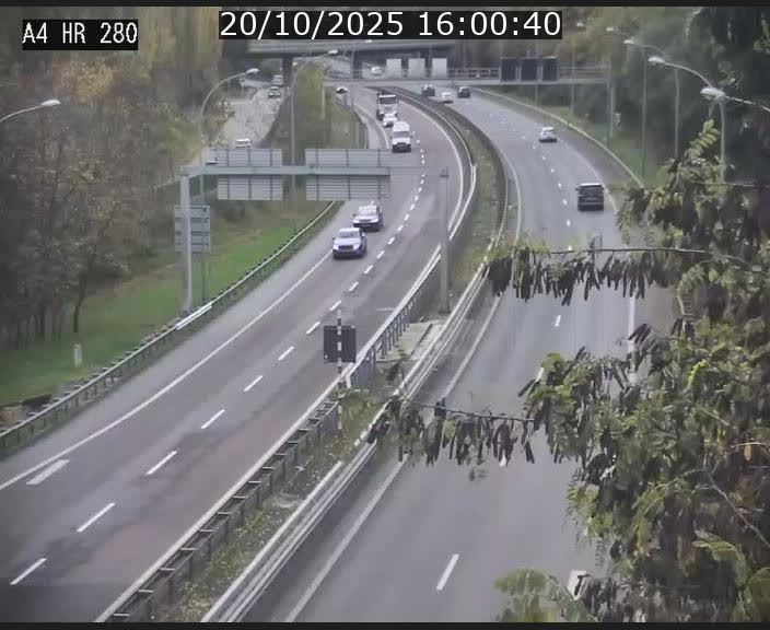 Webcam traffic A4 Luxembourg - BK 0.2 - P+R Bouillon (direction Luxembourg)