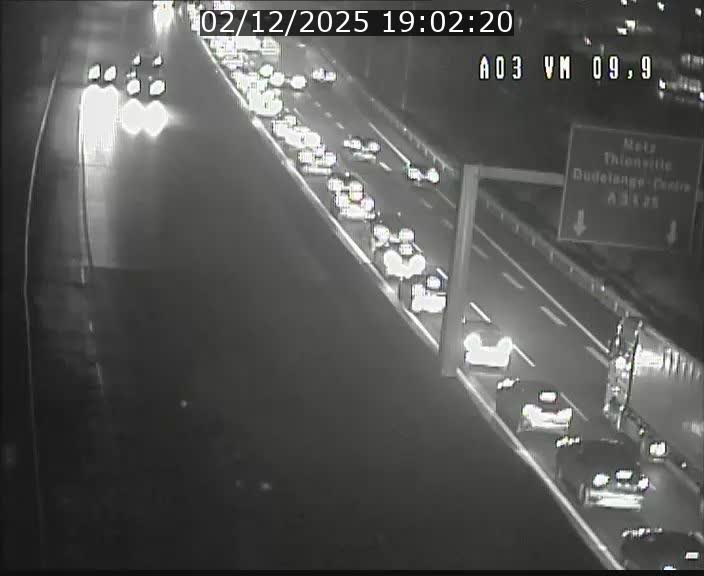 Webcam Autoroute à la Croix de Bettembourg - A3 - BK 9.9 - direction France