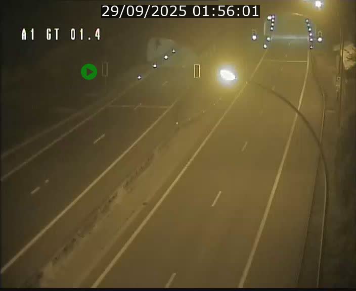 Traffic live webcam Luxembourg Hesperange - A1 direction Kirchberg - BK 1.4
