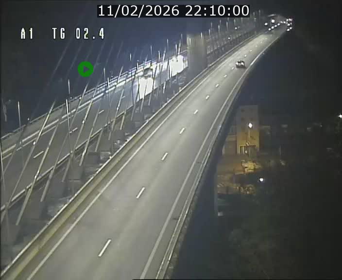 Traffic live webcam Luxembourg Sandweiler - A1 direction Luxembourg-ville - BK 2.4