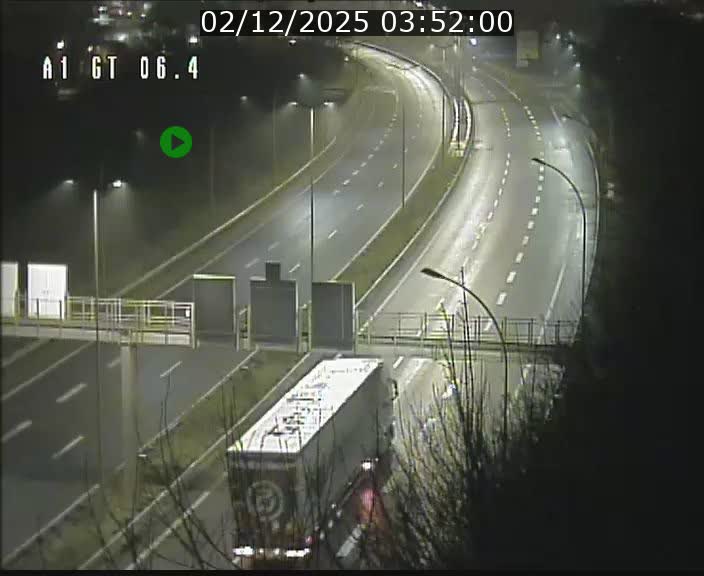 Traffic live webcam Luxembourg Hamm - A1 direction Sandweiler - BK 6.4