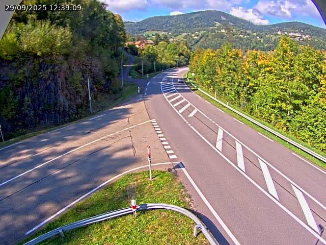 Caméra autoroute France - N66, col du Bussang direction Remiremont