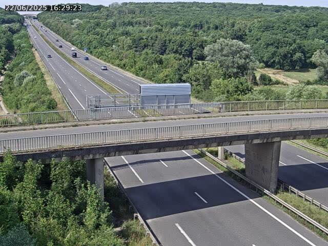 Caméra autoroute France - A31, Zoufftgen direction Luxembourg-ville, à la frontière entre la France et le Luxembourg