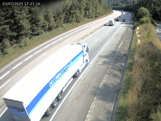 Caméra autoroute France - N57, Côte de la Calotine direction Nancy
