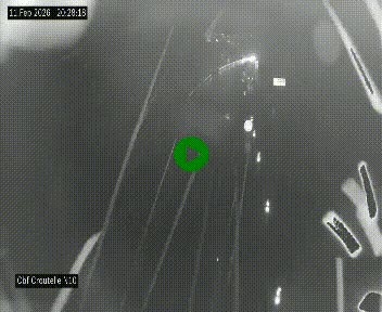 Webcam routière au début de la N10, au sud de Poitiers, proche de la jonction avec l'A10