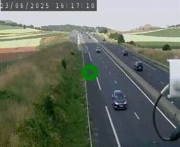 Caméra autoroute A75 à hauteur de Le Crest, en direction de Montpellier