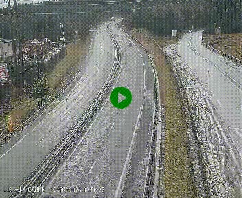 Caméra autoroute A75 à hauteur du col du rocher blanc en direction de Montpellier