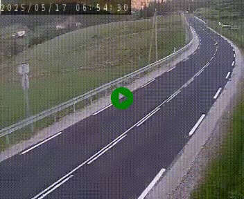 Webcam routière au niveau du col de la Chavade en Ardèche, sur la N102 à 1266 mètres d'altitude