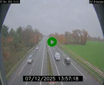 Webcam sur le périphérique de Rennes (N136) à hauteur du quartier Bréquigny, au sud de la ville
