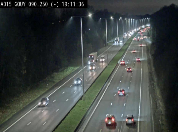 Webcam autoroute Belgique - Gouy-lez-piéton - E42 - BK 90.3