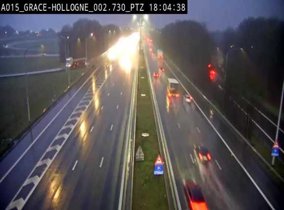 Caméra trafic Belgique - Grâce-Hollogne - E42, jonction avec A604, direction Loncin/Aéroport de Liège -  BK 3.2