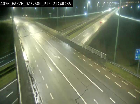 Caméra autoroute Belgique - Sougné-Remouchamps,E25 direction Luxembourg