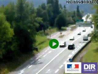 Webcam info trafic à proximité de Vizille sur la N85, au niveau du point de vue du Saut du Moine à Champagnier